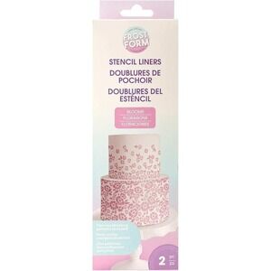 Frost Form Stencil Liners In the Wild 2pc Leopard Mermaid Scale Factory Sealed